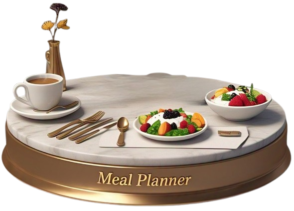 Marble platform with coffee